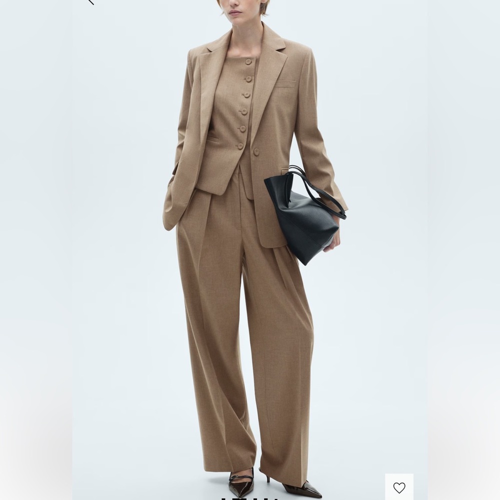 Mango Tan Blazer & Suit Jacket - image 2